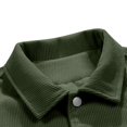 thumbnail image 4 of RXIRUCGD Manteau à Capuche Décontracté pour Homme, Coupe Ample, Uni, à Manches Longues, Sans Capuche, Manteaux Décontractés, Vert Armée, Taille : M, 4 of 6