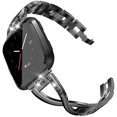 thumbnail image 1 of Bracelet Bling Compatible avec Fitbit Versa/Versa 2 Bracelets pour Femmes Bracelets en Acier Inoxydable de Remplacement pour Versa Lite Edition/Versa SE Accessoires Élégant Bracelet en Métal Argent+or Rose, 1 of 9