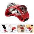thumbnail image 4 of 2pcs Foot Tambourines Foot Bell Shaker Accompaniment Percussion Instrument Musical Instruments, 4 of 5