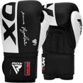 thumbnail image 1 of RDX Boxing Gloves Maya Hide Leather, Muay Thai Kickboxing MMA Sparring Training, Advanced TAKKA Closure, Padding, Punch Bags Speed Ball Focus Pads Workout, Men Women 10 12 14 16oz, 1 of 6