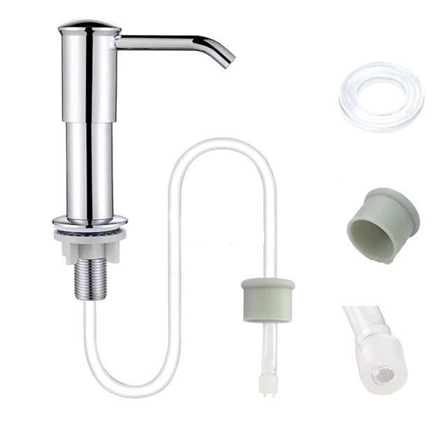 XZNGL Soap Dispenser for Kitchen Sink,Sink Soap Extender Household Detergent Press Kitchen Sink Detergent Press Pump Head Extension Tube Heightened Version,Kitchen Sink Faucets