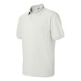 thumbnail image 2 of Hanes Cotton-Blend Men`s Jersey Polo, 4XL, White, 2 of 5