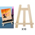 thumbnail image 3 of 10Pieces Wood Desk Tabletop Easel Wood Drawing Photo Picture Small Picture Stand Holder 18x30CM, 3 of 8