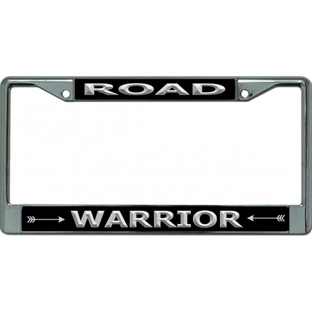 Road Warrior Chrome License Plate Frame