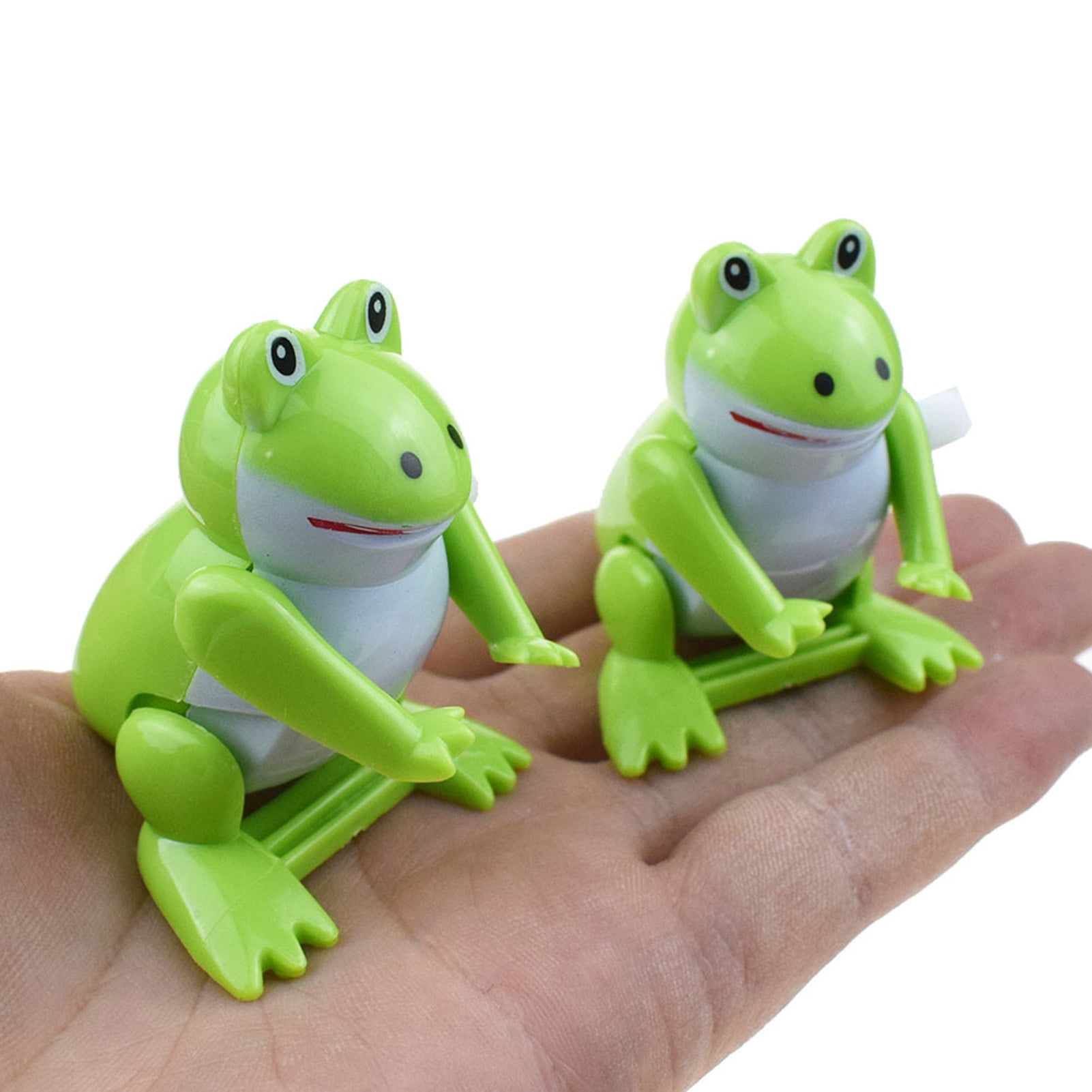 Backflip Frog Toy Cute Animal Shape Funny Small Smooth Green