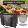 thumbnail image 3 of Large Food Delivery Insulated Bags Pizza Takeaway Thermal Warm Cold Bag, 3 of 9