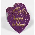 thumbnail image 2 of Inkdotpot Pack Of 100 Happy Holiday Favor Paper Tags Craft Real Gold Foil Hang Tags, 2 of 6