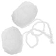 thumbnail image 2 of EIGTHTAIL 2PCS Sparkling Polyester Chunky Yarn for Knitting (White), 2 of 10