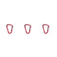 thumbnail image 2 of maskred Mousqueton Résistant à l'Usure Opération Simple Surface Lisse Haute Résistance Pinces Caribeener Colorées Bonne Stabilité Dimensionnelle Rouge Ensemble de 3, 2 of 6