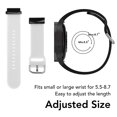 thumbnail image 3 of 26mm Silicone Watch Strap, Flexible Adjusted Replacement Wristband Strap, 3 of 8