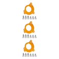 thumbnail image 2 of Maoww Bike Adapter Plate Chain Guide Aluminum Alloy Conversion Replacement Parts Biking Portable Repairing Accessory Gold 3Set, 2 of 6