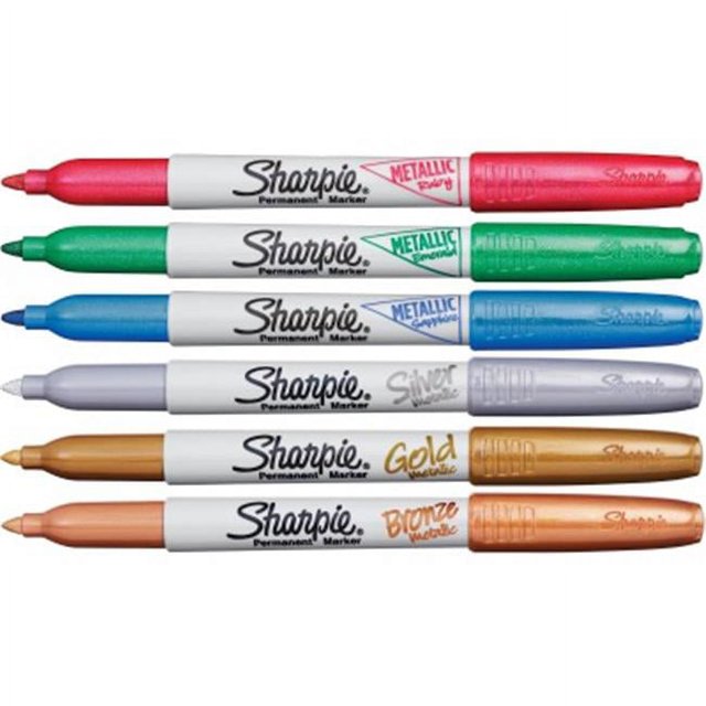 Sanford 2029678 Assorted Color Metallic Fine Point Permanent Marker