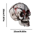 thumbnail image 3 of EGNMCR Halloween Decorations, Halloween Skeletons Plastic Realistic Fake Simulation Human Skull HeadBone Model Halloween Prop Realistic Mini Skeleton Spooky Halloween Decoration A Skeleton, 3 of 5
