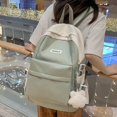 thumbnail image 3 of CNKOO Étudiants Sac à Dos Japonais Style Poignée Portable Sangles Réglables Multi-Poche Rembourré Grande Capacité Filles Adolescente Casual Cartable Scolaire Fournitures Scolaires, 3 of 11