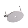 thumbnail image 5 of simhoa 1Pc 22mm/ 28mm Window Treatment Rod Ends Caps Curtain Pole Finials, White, 5 of 5