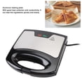 thumbnail image 4 of Electric  Maker, 800W Fast Toaster Oven Frying Pan with Lid, Safe Handle, Portable Oven Breakfast Maker, Non Stick Grill Griddle for Bread Egg  Bacon Sausages, 4 of 7