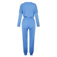 thumbnail image 5 of FAIWAD Ensemble 2 Pcs pour Femme Chandail à Manches Longues à Col Rond et Pantalon de Jogging Long Survêtement Décontracté, 5 of 5
