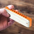 thumbnail image 1 of FLAMEEN 10 Holes Mouthorgan, Long Service Life Blues Harmonica, Corrosion‑Resistant Waterproof Strong For Musical Professionals Performance Beginners, 1 of 8