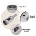 thumbnail image 3 of Diamond Drill Bit Set Hole, 15PCS Hole Saw Set for Glass, Marble, Granite Stone, 3 of 5