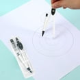 thumbnail image 1 of Aufmer 2 Pcs Professional Math Compass - Multifunctional Drafting Tool with Fine-Tuning Knob & Storage Case, Metal Construction, 4.72x0.98in(White), 1 of 6