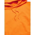 thumbnail image 2 of Hanes Mens ComfortBlend EcoSmart Pullover Hoodie Sweatshirt, XL, Safety Orange, 2 of 6