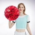 thumbnail image 2 of 2PCS Cheerleading Handheld Colorful Flowers Sports Activities Performance Cheering Supplies Colorful Lightweight Finger Ring Buckle Design Off, 2 of 4