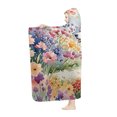 thumbnail image 3 of cpengpj Custom Photo Personalized Hooded Fleece Blanket, Soft Flannel Travel Wrap, L Size 200x150cm, 3 of 9