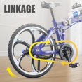 thumbnail image 3 of Modèle de Vélo de Montagne en Alliage 1/8 Simulation Direction Coulissante VTT Jouets de Bicyclette pour Enfants Cadeaux Collection Rouge, 3 of 5