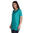 thumbnail image 4 of Inkmeso Plain Basic Tshirt Long Length Tee Short Sleeve Workout Top For Women, 4 of 9