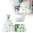 thumbnail image 1 of Camellia Scented Drawstring Garbage Bags 13L Thick Leakproof Printed Tall Kitchen Bags for Home Odor Control Portable Waste Management, 1 of 5