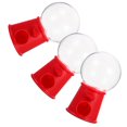 thumbnail image 4 of CUITING Mini Gumball Machine Toys - 3pcs Red Candy Dispensers, 4 of 9