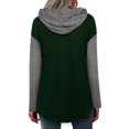 thumbnail image 1 of Chandail en Molleton à Capuche pour Femmes, Haut en Fibre de Polyester pour Tenue d'Automne, 1 of 6