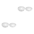 thumbnail image 1 of relayinert 5 Pack Plant Saucer Clear Plastic Round Tray Planter for Indoors & Outdoors Transparent 10 Inch 2Set, 1 of 6