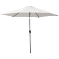 thumbnail image 1 of Outsunny 8.5' Round Aluminum Patio Umbrella, Cream White, 1 of 10