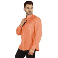thumbnail image 4 of Bestman Long Sleeve Cotton Flex Shirt For Mens Button Downt W/ Patch Pocket Office Wear, 4 of 7