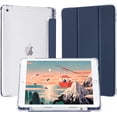thumbnail image 1 of Compatible for iPad Mini 6 Case, iPad Case with Pencil Holder, Soft TPU Translucent Frosted Back Auto Wake/Sleep Smart Cover Cases (Navy), 1 of 9