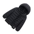 thumbnail image 2 of tredstone Winter Essential Kids Windproof Jacket For Cold Days Down Clothing Jackets Down Coat For Winter black+140cm, 2 of 6