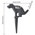 thumbnail image 2 of No Pooping Dog Signs For Yard - Keep Off Grass Sign Stop Dogs From Pooping Or Peeing On Your Lawn Yard Sign For Outdoor Lawn And Garden, Keep Your Dog Off Grass Sign, 2 of 7