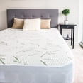 thumbnail image 1 of Comfy Bamboo World Waterproof & Hypoallergenic Bamboo Full/Double Size Mattress Protector, 1 of 9