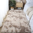 thumbnail image 1 of Boovnll Rugs for Bedroom, Super Soft & Cozy Tie-Dyed Plush Throw Rugs, Non Slip & Non Shedding Bedside Bedroom Rug, for Living Room, Bedroom, Home Decor, Area Rug - 3.9x5.2Ft, 1 of 3