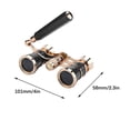 thumbnail image 2 of EGNMCR Telescope 3X25 Opera Glasses Binoculars Mini Binocular Portable Binocular With Foldable Handle For Musical Concert a telescopes, 2 of 7