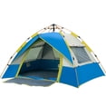 thumbnail image 1 of Tente Pop Extérieure Résistante à l'Eau, Portable, Instantanée et Automatique, Tente de Camping pour 2-3 / 3-4 Personnes, Tente Familiale, Camping, Randonnée, Backpacking, 1 of 6