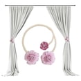 thumbnail image 3 of Floral Curtain Tiebacks for Living Room Decor, Flexible Branch Design, Vintage Style, Easy to Use for Drapery, Decorative and Functional Accessory, 3 of 5
