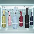 thumbnail image 4 of Thinsony Large Reverse Folding Umbrella Reflective Stripe Umbrellas Sunshade No LED/Sky Blue 1Set, 4 of 6