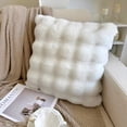 thumbnail image 5 of Mainstays Decorative Cushion Cover - Bubble Fur, Textured Accent Pillow, 5 of 5
