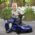 thumbnail image 2 of Qaba Licensed Maserati GT2 Baby Sliding Car with Under Seat Storage, Blue, 2 of 9