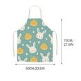 thumbnail image 3 of Vaidha Easter Home Printing Linen Imitation Apron Kitchen Fouling Multi Functional Apron, 3 of 3