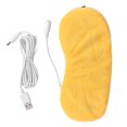 thumbnail image 1 of USB Heating Steam Eyeshade Lavender Eye Mask Eye Massager Sleep Travel Portable Yellow, 1 of 10