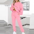 thumbnail image 2 of Ensembles 2 Pcs pour Femmes Pantalons Ensembles Décontractés 2 Pcs Manches Longues Hauts Amples Pantalons Longs Col Rond Ensembles Chandails en Molleton Tenues pour Femmes Ensembles 2 Pcs Sexy, 2 of 8