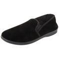 thumbnail image 2 of Zedzzz Mens Ross Twin Gusset Velour Slippers, 2 of 3